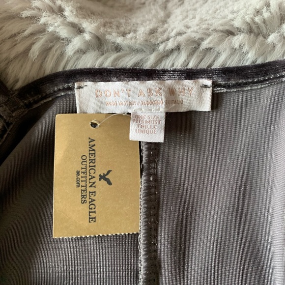 DON’T ASK WHY MINI VELVET DRESS - Picture 4 of 4